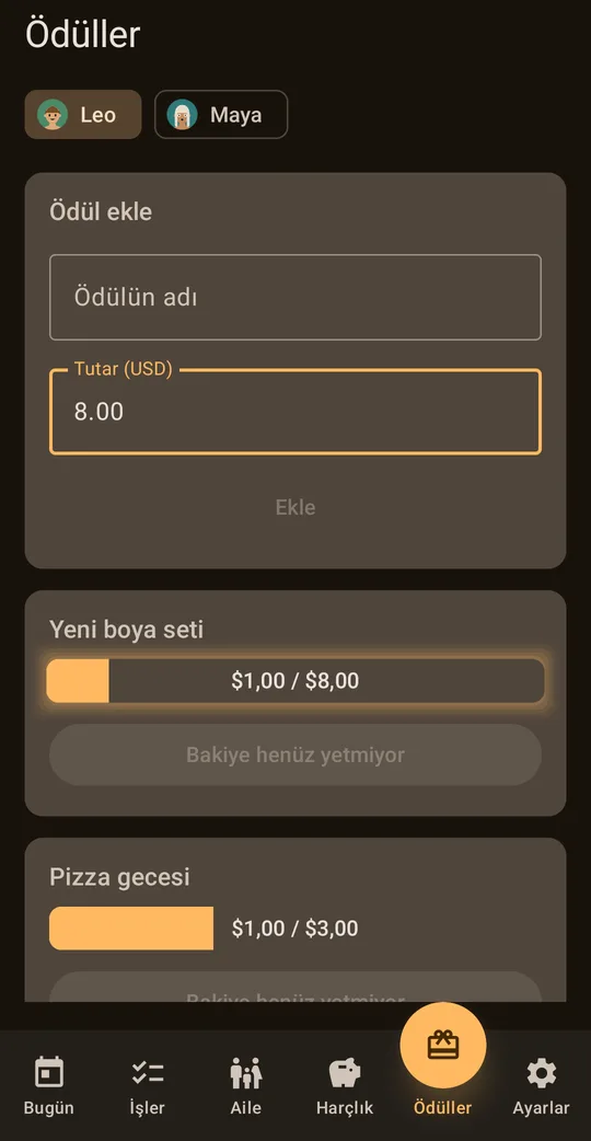 Family Chores: Ev İşi, Harçlık, Google Play'de ekran 5
